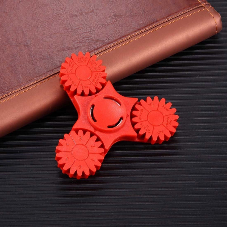 Спиннер Wheel Gears (красный)