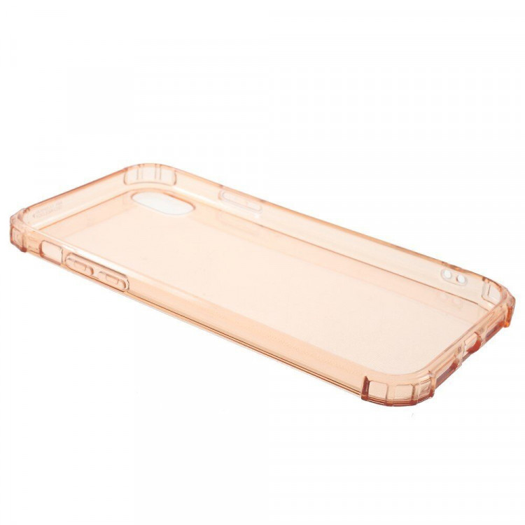 Силиконовый чехол с усиленными бортиками для iPhone XR (розовый)