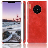 Кожаная накладка-чехол для Huawei Mate 30 Pro (красный) Кожаная накладка-чехол для Huawei Mate 30 Pro (красный)