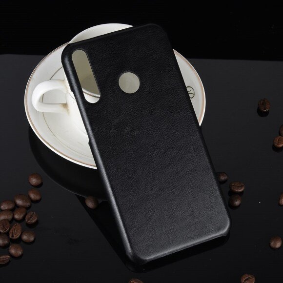 Кожаная накладка-чехол для Huawei P40 lite E / Honor 9C (черный) Кожаная накладка-чехол для Huawei P40 lite E / Honor 9C (черный)