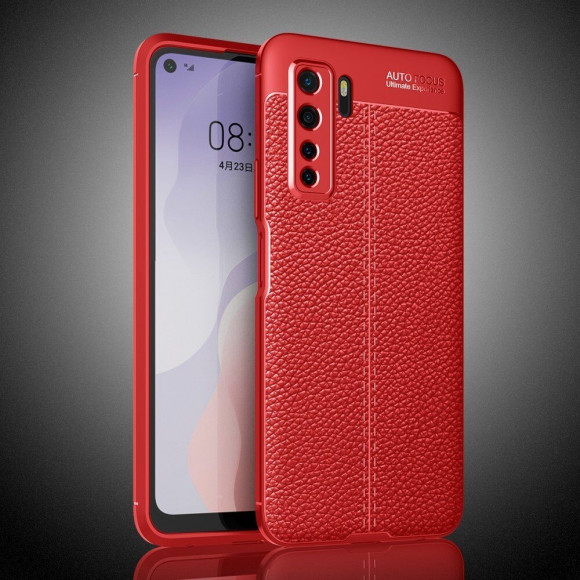 Чехол-накладка Litchi Grain для Honor 30S (CDY-NX9A) (красный) Чехол-накладка Litchi Grain для Honor 30S (CDY-NX9A) (красный)