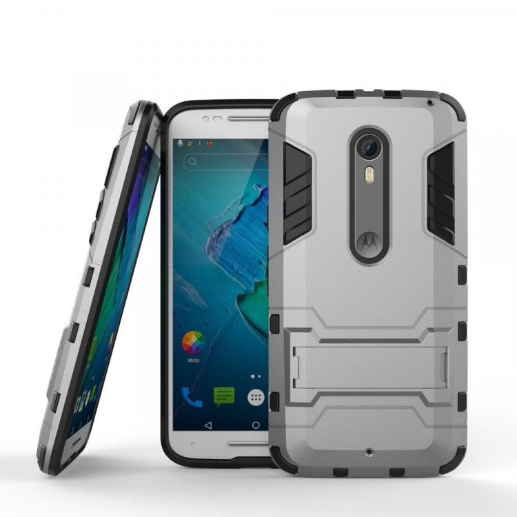 Чехол Duty Armor для Motorola Moto X Style (серый)