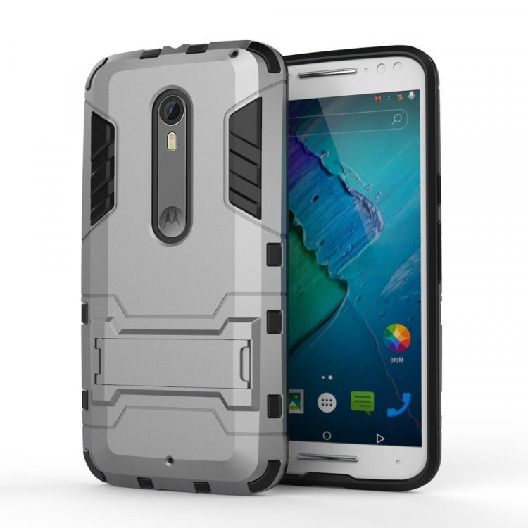 Чехол Duty Armor для Motorola Moto X Style (серый)