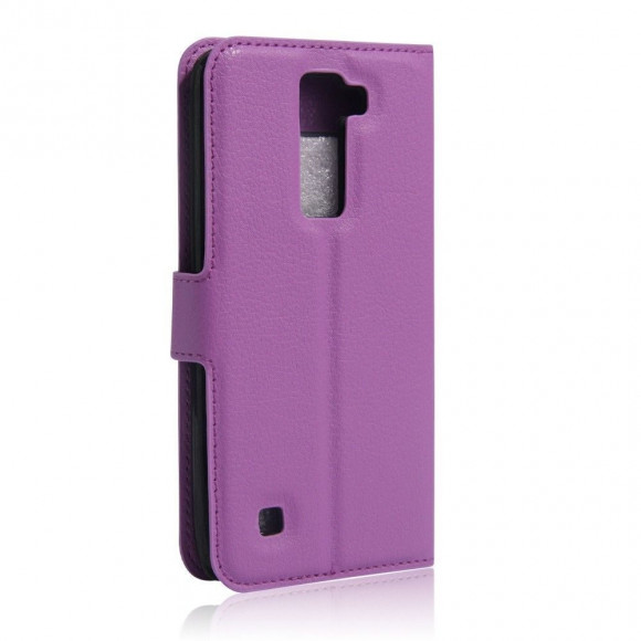 Чехол с визитницей для LG K8 K350E (фиолетовый) Чехол с визитницей для LG K8 K350E (фиолетовый)