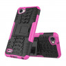 Чехол Hybrid Armor для LG Q6 / LG Q6a / LG Q6+ (черный + розовый)