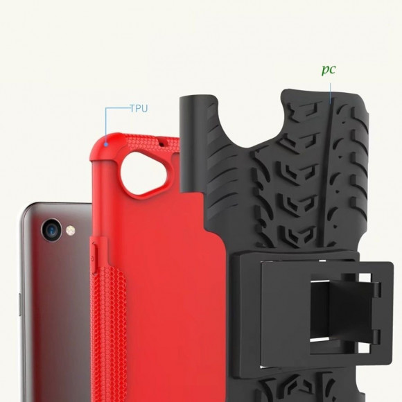 Чехол Hybrid Armor для LG Q6 / LG Q6a / LG Q6+ (черный + розовый) Чехол Hybrid Armor для LG Q6 / LG Q6a / LG Q6+ (черный + розовый)