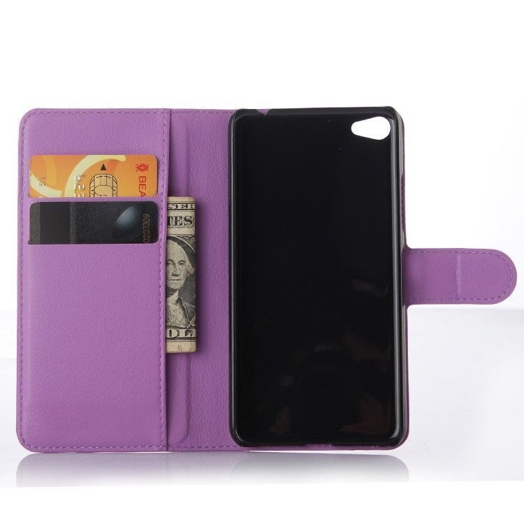 Чехол с визитницей для Lenovo S60 (фиолетовый)