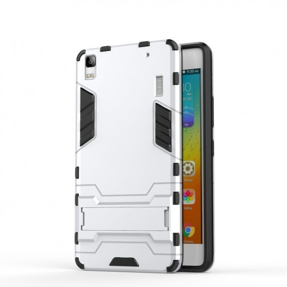 Чехол Duty Armor для Lenovo A7000 / K3 Note (серебряный) Чехол Duty Armor для Lenovo A7000 / K3 Note (серебряный)
