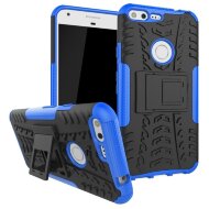 Чехол Hybrid Armor для Google Pixel XL (черный + голубой)