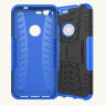 Чехол Hybrid Armor для Google Pixel XL (черный + голубой)