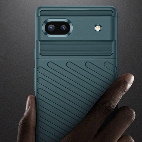 Чехол-накладка Thunder Series для Google Pixel 6a (темно-зеленый) Чехол-накладка Thunder Series для Google Pixel 6a (темно-зеленый)