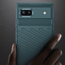 Чехол-накладка Thunder Series для Google Pixel 6a (темно-зеленый)