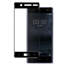 Защитное стекло 3D для Nokia 5 (черный)
