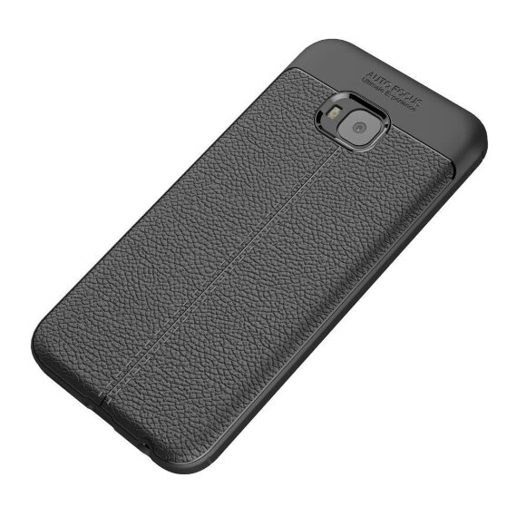 Чехол-накладка Litchi Grain для Asus Zenfone 4 Selfie Pro ZD552KL (черный)