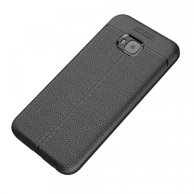 Чехол-накладка Litchi Grain для Asus Zenfone 4 Selfie Pro ZD552KL (черный)