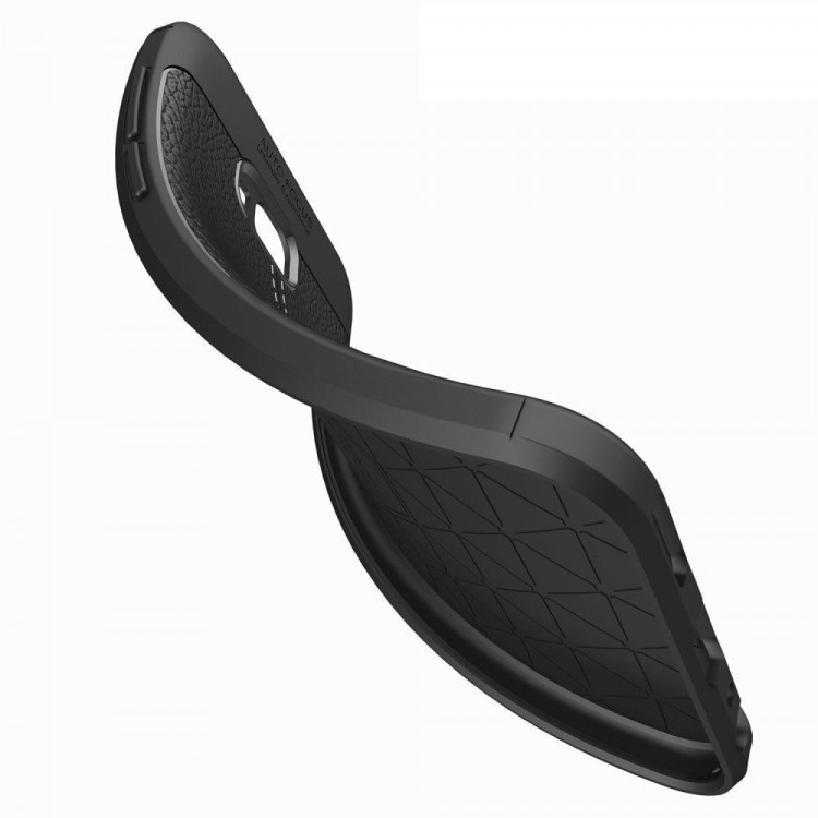 Чехол-накладка Litchi Grain для Asus Zenfone 4 Selfie Pro ZD552KL (черный)