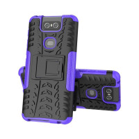 Чехол Hybrid Armor для Asus Zenfone 6 ZS630KL (черный + фиолетовый)