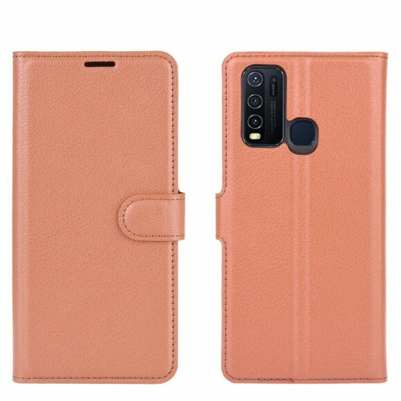 Чехол для Vivo Y30 / Vivo Y50 (коричневый) Чехол для Vivo Y30 / Vivo Y50 (коричневый)
