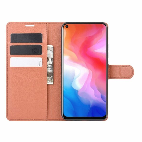 Чехол для Vivo Y30 / Vivo Y50 (коричневый) Чехол для Vivo Y30 / Vivo Y50 (коричневый)