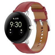 Кожаный ремешок для Google Pixel Watch (красный) Кожаный ремешок для Google Pixel Watch (красный)