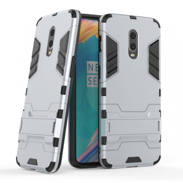 Чехол Duty Armor для Oneplus 7 (серебряный)
