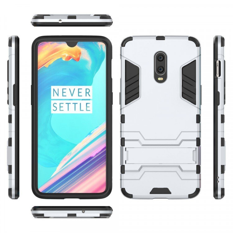Чехол Duty Armor для Oneplus 7 (серебряный)
