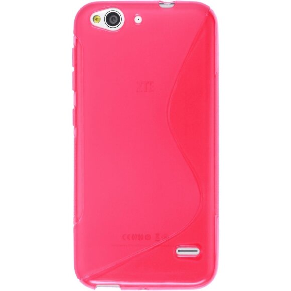 Нескользящий чехол для ZTE Blade S6 (розовый) Нескользящий чехол для ZTE Blade S6 (розовый)