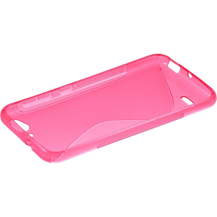 Нескользящий чехол для ZTE Blade S6 (розовый)