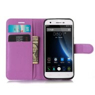 Чехол с визитницей для DOOGEE F3 / F3 Pro (фиолетовый)