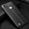 Чехол-накладка Litchi Grain для Realme C21Y (черный)