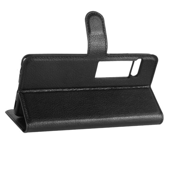 Чехол с визитницей для Meizu Pro 7 (черный) Чехол с визитницей для Meizu Pro 7 (черный)