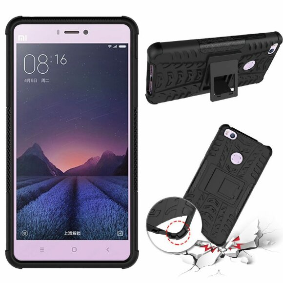 Чехол Hybrid Armor для Xiaomi Mi4s (черный) Чехол Hybrid Armor для Xiaomi Mi4s (черный)