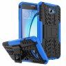 Чехол Hybrid Armor для Samsung Galaxy J7 Prime SM-G610F/DS (черный + голубой) (On7 2016 SM-G6100)