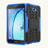 Чехол Hybrid Armor для Samsung Galaxy J7 Prime SM-G610F/DS (черный + голубой) (On7 2016 SM-G6100)