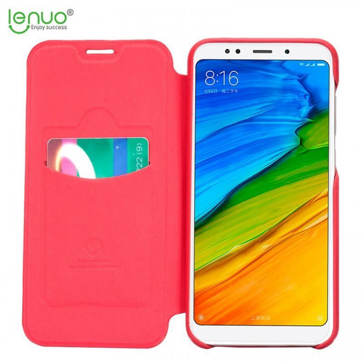 Чехол LENUO для Xiaomi Redmi 5 Plus (красный)