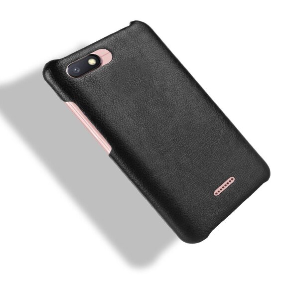 Чехол Litchi Texture для Xiaomi Redmi 6A (черный) Чехол Litchi Texture для Xiaomi Redmi 6A (черный)