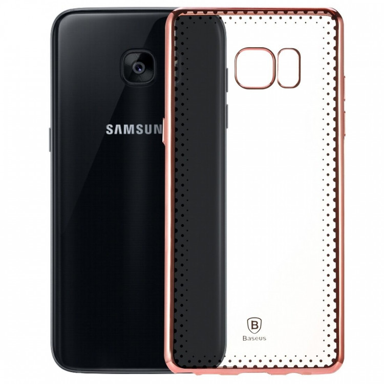 Чехол BASEUS Electroplated для Samsung Galaxy Note 7 (розовое золото)