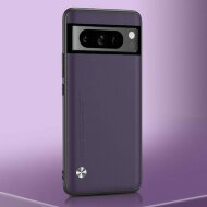 Чехол из искусственной кожи для Google Pixel 8 Pro (темно-фиолетовый)