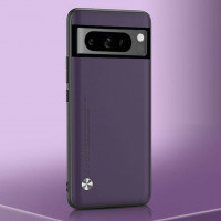 Чехол из искусственной кожи для Google Pixel 8 Pro (темно-фиолетовый)