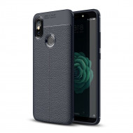 Чехол-накладка Litchi Grain для Xiaomi Mi 6X / Xiaomi Mi A2 (темно-синий) Чехол-накладка Litchi Grain для Xiaomi Mi 6X / Xiaomi Mi A2 (темно-синий)