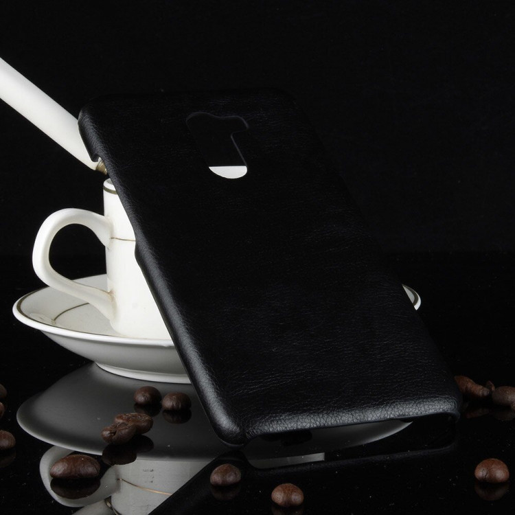 Чехол Litchi Texture для Xiaomi Pocophone F1 / Poco F1 (черный)