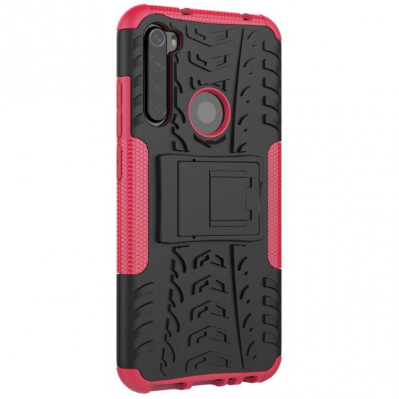 Чехол Hybrid Armor для Xiaomi Redmi Note 8 (черный + розовый) Чехол Hybrid Armor для Xiaomi Redmi Note 8 (черный + розовый)