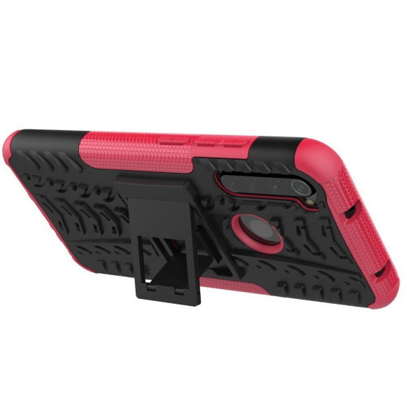 Чехол Hybrid Armor для Xiaomi Redmi Note 8 (черный + розовый) Чехол Hybrid Armor для Xiaomi Redmi Note 8 (черный + розовый)