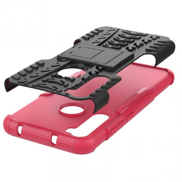 Чехол Hybrid Armor для Xiaomi Redmi Note 8 (черный + розовый) Чехол Hybrid Armor для Xiaomi Redmi Note 8 (черный + розовый)