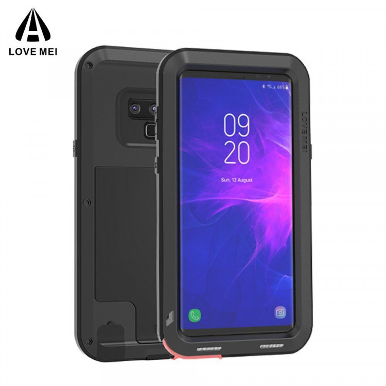 Гибридный чехол LOVE MEI для Samsung Galaxy Note 9 (черный)