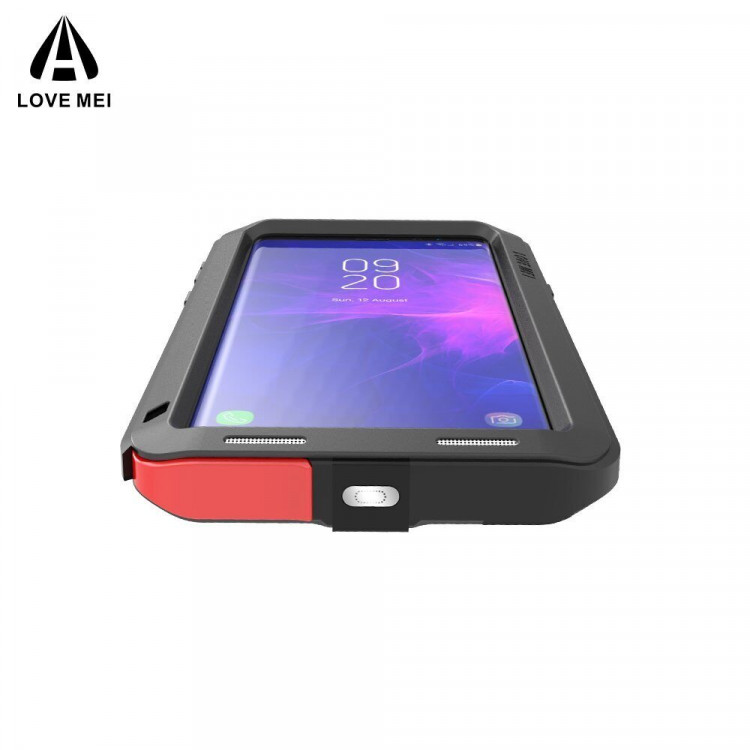 Гибридный чехол LOVE MEI для Samsung Galaxy Note 9 (черный)