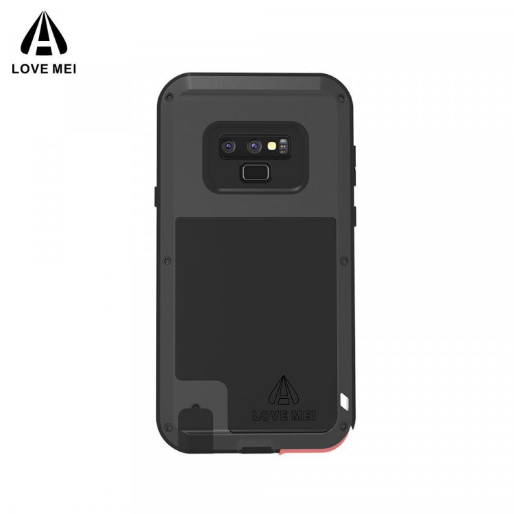 Гибридный чехол LOVE MEI для Samsung Galaxy Note 9 (черный)