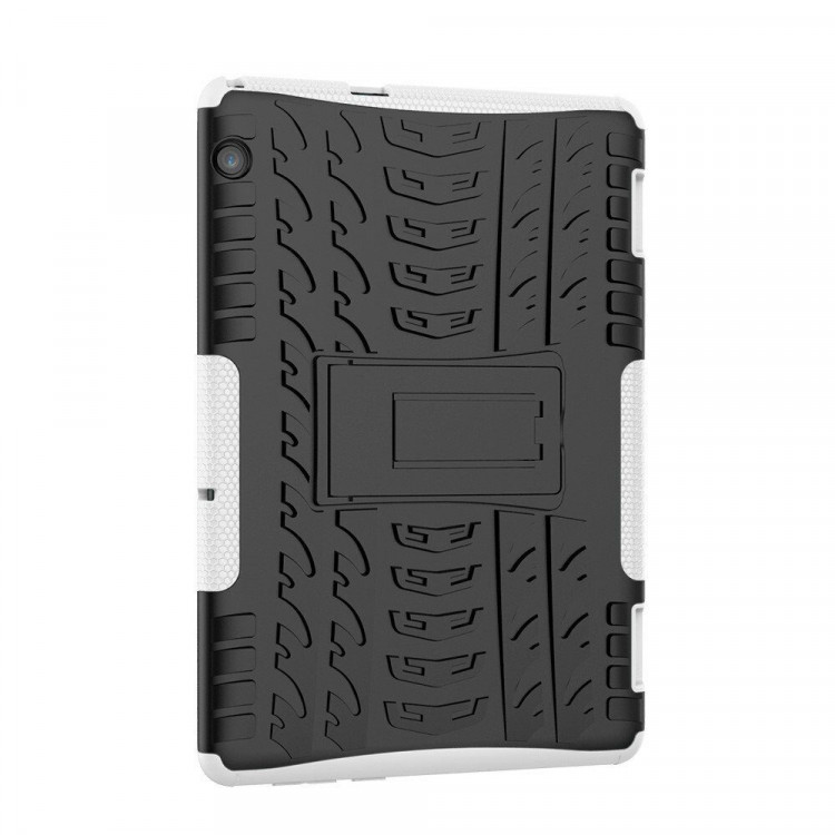 Чехол Hybrid Armor для Huawei MediaPad T5 10 (черный + белый)