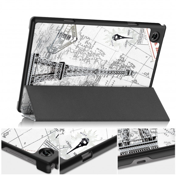 Чехол для планшета Teclast P20HD, P20S, Teclast M40 PRO, M40, M40S, Эйфелева башня в Париже Чехол для планшета Teclast P20HD, P20S, Teclast M40 PRO, M40, M40S, Эйфелева башня в Париже