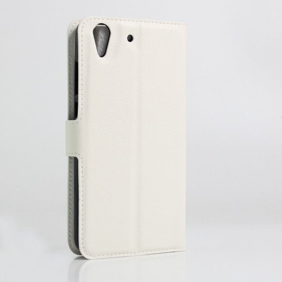 Чехол с визитницей для Huawei Y6 II (белый) Чехол с визитницей для Huawei Y6 II (белый)